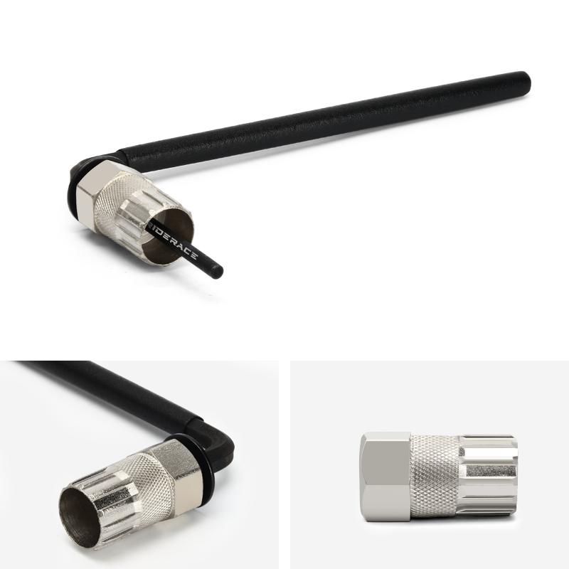 Bike Cassette Lockring Removal Tool Bicycle Flywheel Remove Socket Wrench For Shimano SRAM SunRace Guiding Stick Repair Tool