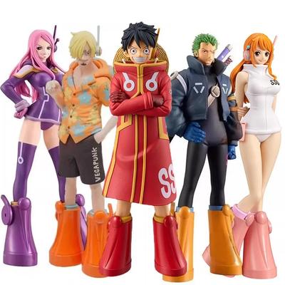 Neues Luffy-Modell One Piece Egg Head Island Luffy-Figur Zukunftsinsel Stehende Haltung Charakter-Figur PVC Schreibtisch-Ornament