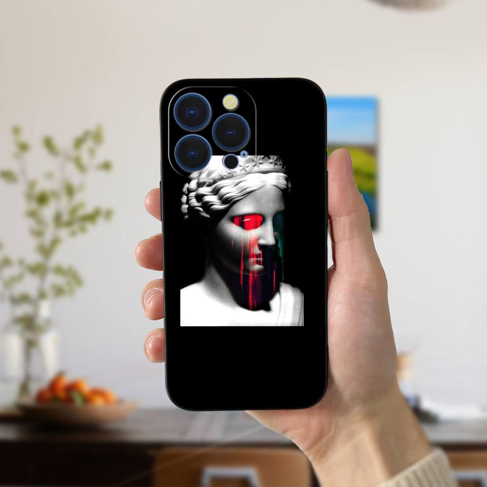 Husă iPhone David Mona Lisa Sculptură Europeană și Americană pentru iPhone 11/12/13 Pro Max.