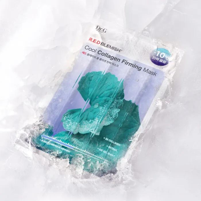 Red Blemish Cool Collagen Elasticity Mask 30g x 10 sheets
