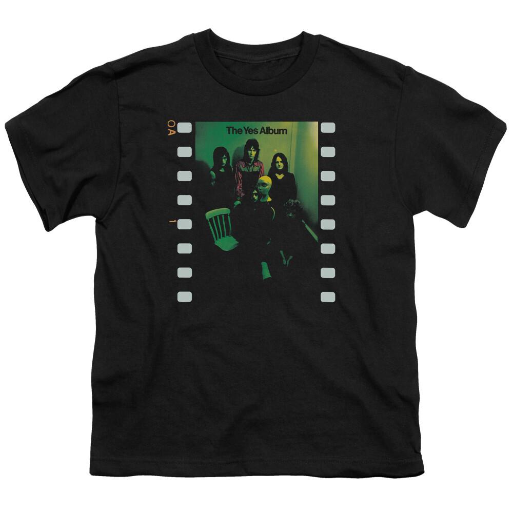 26 Yes Album Kids Youth T Shirt Licensed Prog Rock Band Tee Black Unisex T-Shirt L