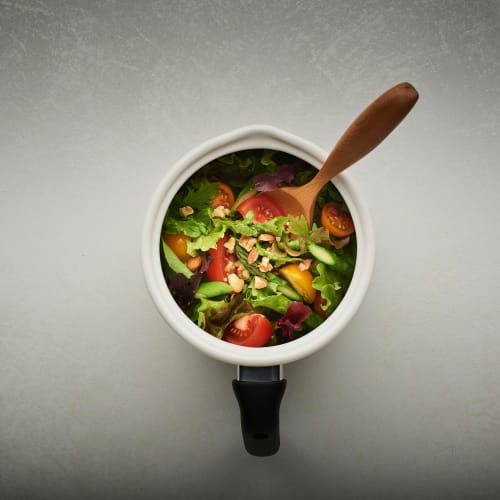 Wahei Freiz 7-in-1 Multi-Pot Ivory 2.2L Enamel Refrigerator Storage IH/Gas Compatible Rinto MB-2160