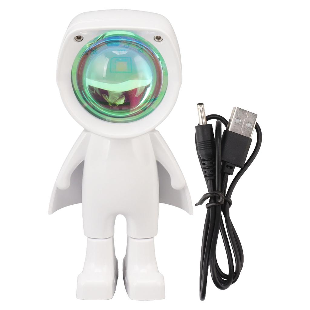 Romantic Astronaut Robot Sunset Lamp Projector Yellow Color Sunset Lights for Bedroom Live