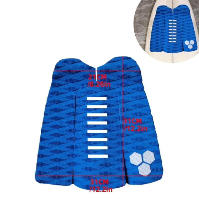 Nonslip Surfboard Traction Pad Adhesive Deck Grip Mat for Paddle Board Long Board Surfing Accessories Easy To Use
