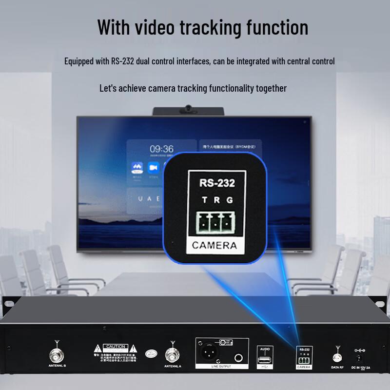 HuiDu HD-2830M Wireless Video Conference Microphone System (CN version)