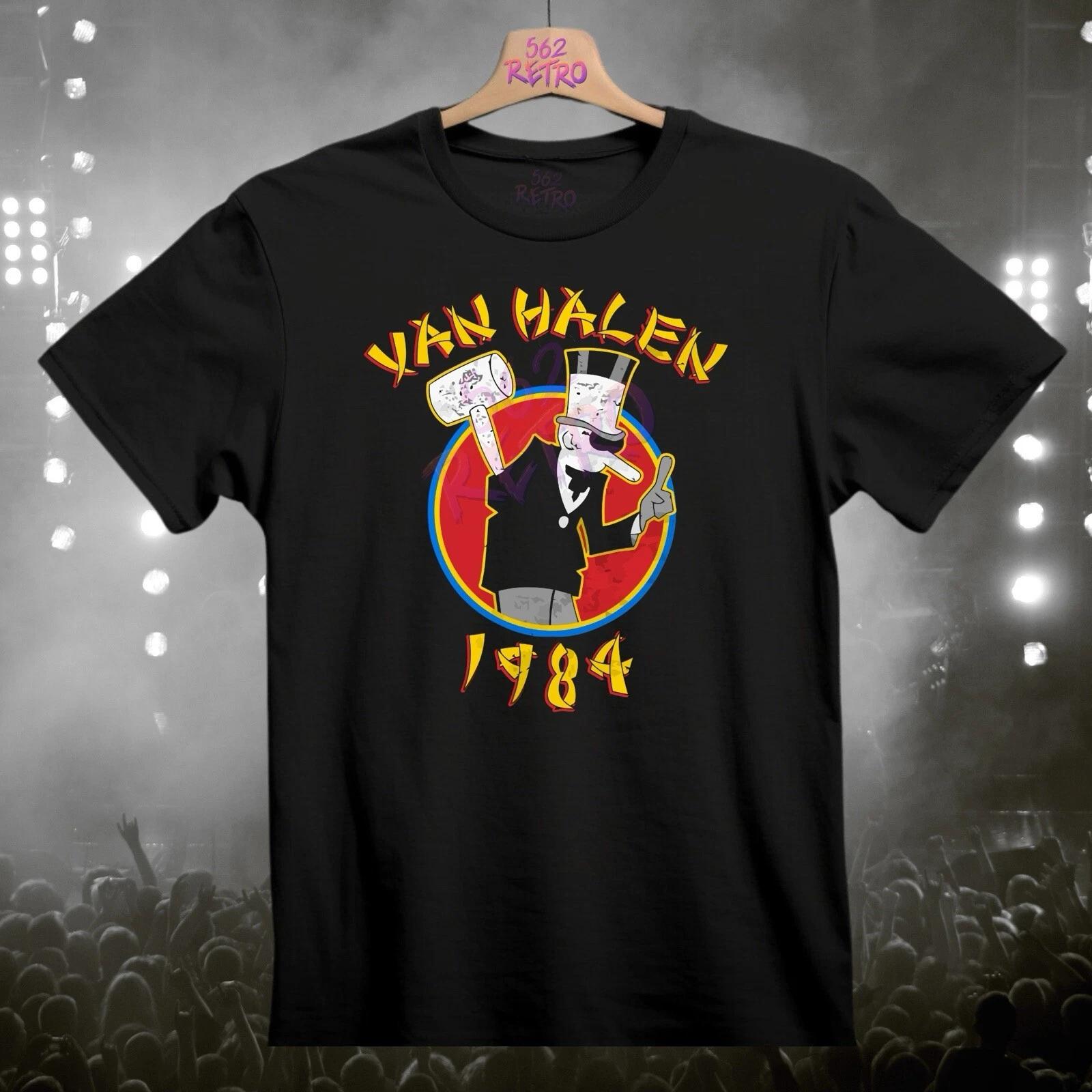 Van Halen 1984 Rock Band Men s and Women s T-shirts Black S-3XL XXXXL