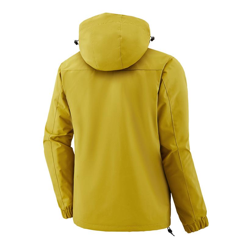 Large-size Jacket for Men and Women Three-in-one Two-piece Set for Removable Warm Ski Suit Waterproof Windproof Mountaineering Suit