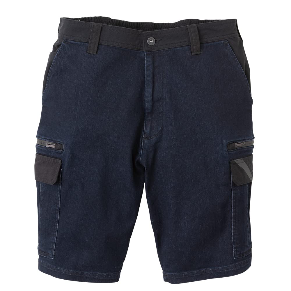 

[CO-COS] RKN-6984 [ROCKEN BLACK KITE TOKYO] Half Cargo Pants, Indigo, Size S