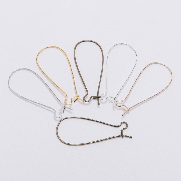 50Pcs Teardrop Ear Wire Earring Hooks Sturdy Earring Hooks Adornment Perfect For Fashionable Jewelry Crafting