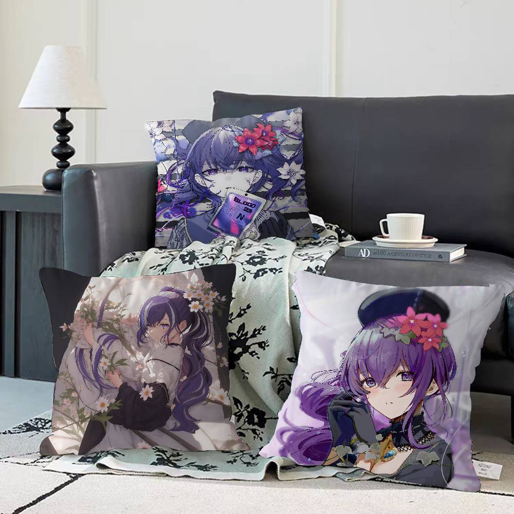 A-Asahina Mafuyu Pillow Cushion Cover Pillowcase Living Room Sofa Home Decor Customized