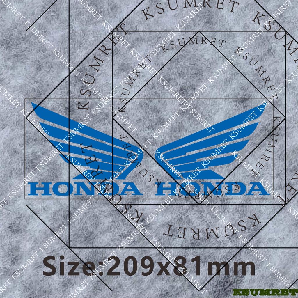 AAAKQ1 For Honda Wing Sticker Motorcycle Stickers Moto Helmet Modification Accessories Sponsor Stickers