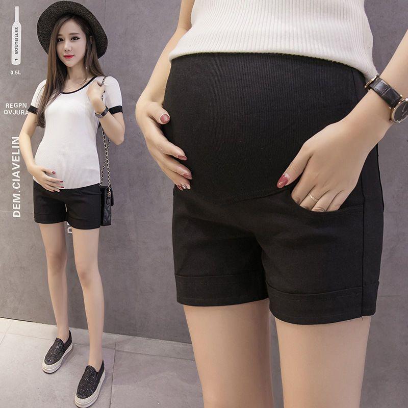 

Trendy Summer Maternity Jeans Shorts: Lightweight and Loose Fit for Moms Double Extra Large