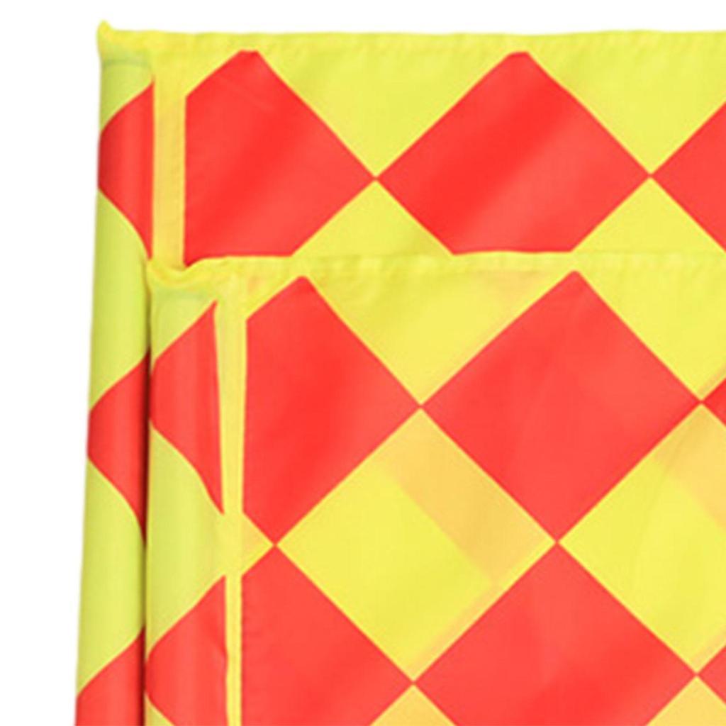 Soccer Referee Flags Kit Accessories Set Whistle Sponge Handle Notebook
