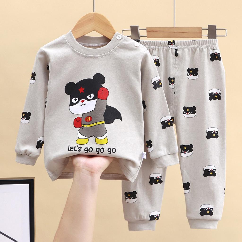 Children's Underwear Set Made of Pure Cotton for Boys' Autumn Wear, Women's Clothing for Autumn Wear, Autumn Pants for Home Wear, Children's Clothing