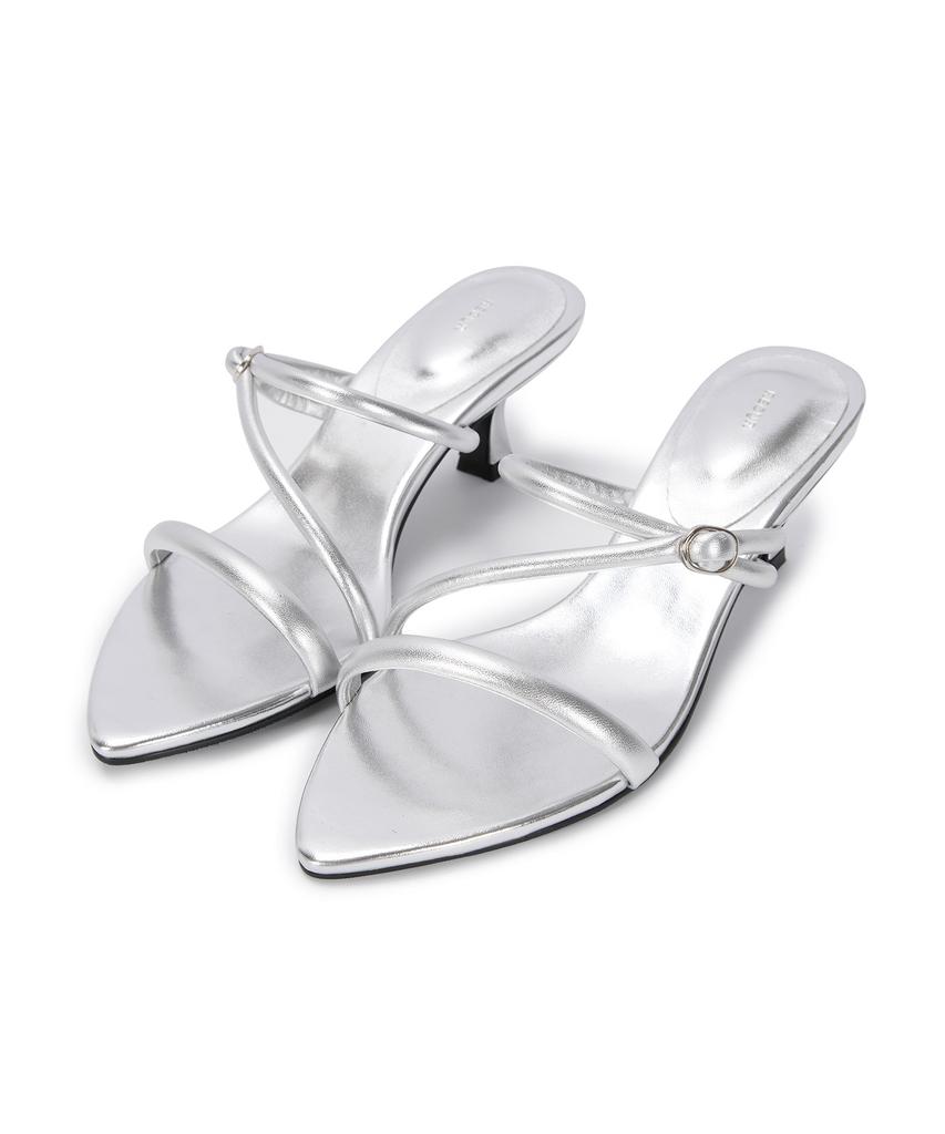 Recur Ecur Basilissa Mule_Silver
