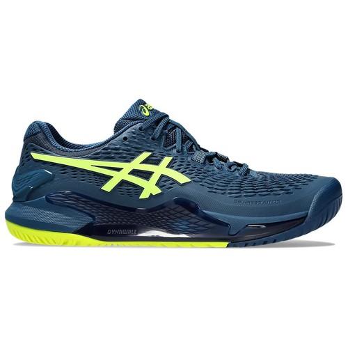 Asics Gel Resolution 9 Mako Blau Sicherheitsgelb - 1041A330-404