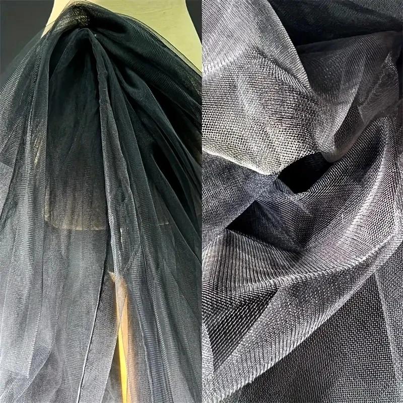 1yard/3yards/5yards160cm Wide Soft Tull Mesh Fabric Encryption American DIY Gauze Swiss Net Fabric For Wedding Dress Clothing