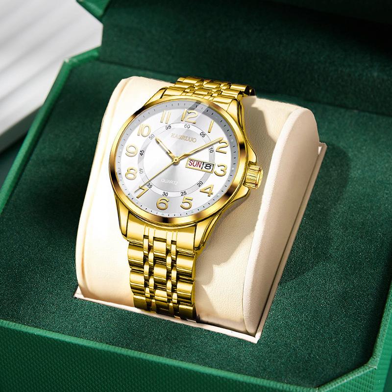 Watch Men'S Digital Fully Automatic Quartz Watch Business Waterproof Fashion Versatile Casual Watch