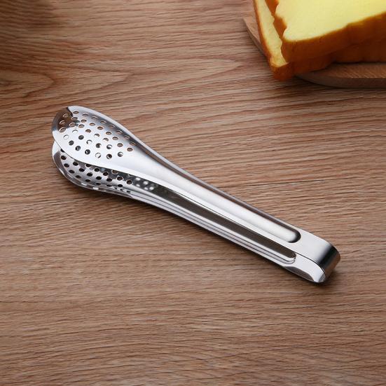 Food Clip Wear Resistant Rustless Stainless Steel Kitchen Utensils Clamp for Kitchen