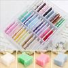 100Pcs Plastic Bobbins Spool Thread Card Embroidery Floss DIY Stitch Organizer Holder Sewing Tools.