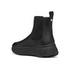 Geox Women Comfort Chunky Chelsea Ankle Boots Black Nebula 2.0x