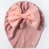New Children's Hats, Cute Bow Baby Knotted Pullover Hats, Thin Breathable Baby Caps