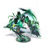 Anime Aktivität Genshin Impact Standmodell Acryl Actionfigur Xilonen Kinich Mualani Kreatives Spielzeug Geschenk toll für den täglichen Gebrauch