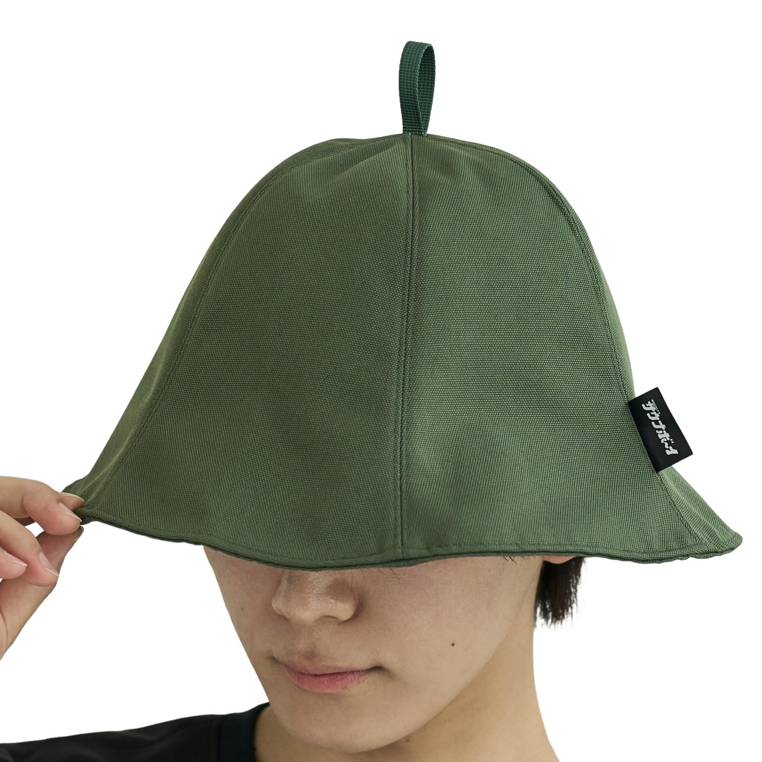 

Однотонная нейлоновая шапка для сауны, хаки