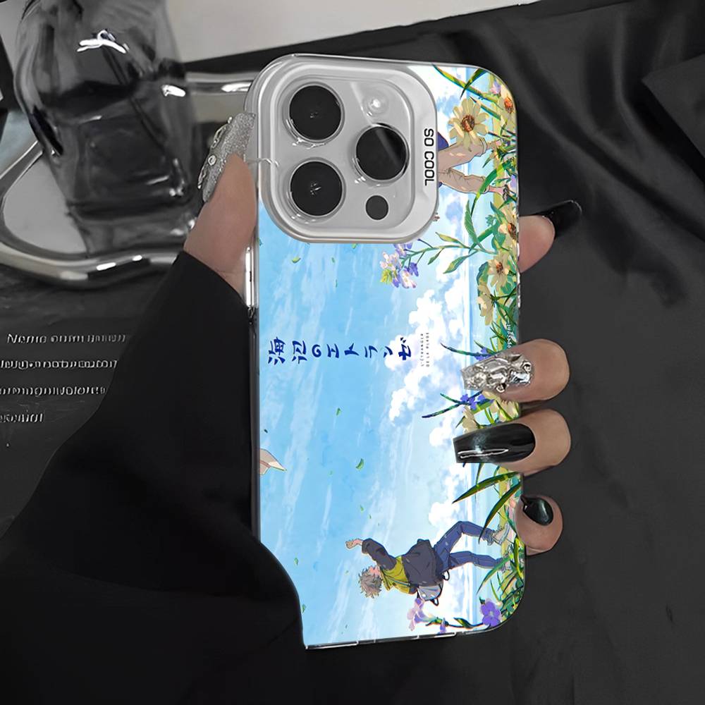 Anime Movie Umibe No Etranger Phone Case For IPhone 16 15 14 13 12 11 17 Pro MAX Plus Pro Matte Shockproof Cover