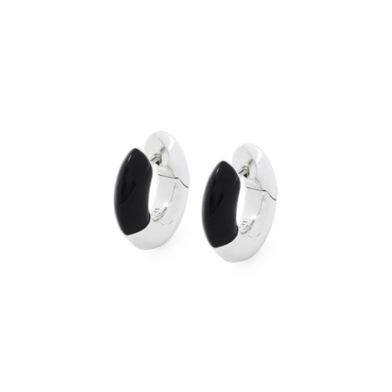 TACIT Onyx Pebble Earring