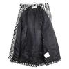 INSCRIRE I20AW-CT47A Zebra Print Wool Coat Coat 36 White X blackUsed
