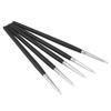 5pcsCelsiusset Silicone Soft Head Clay Pottery Moulding Pen   Craft Tool(black head)