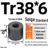 Benuosi Tr38*6 T-förmige Gewindespindel und Trapezgewindemutter-Set