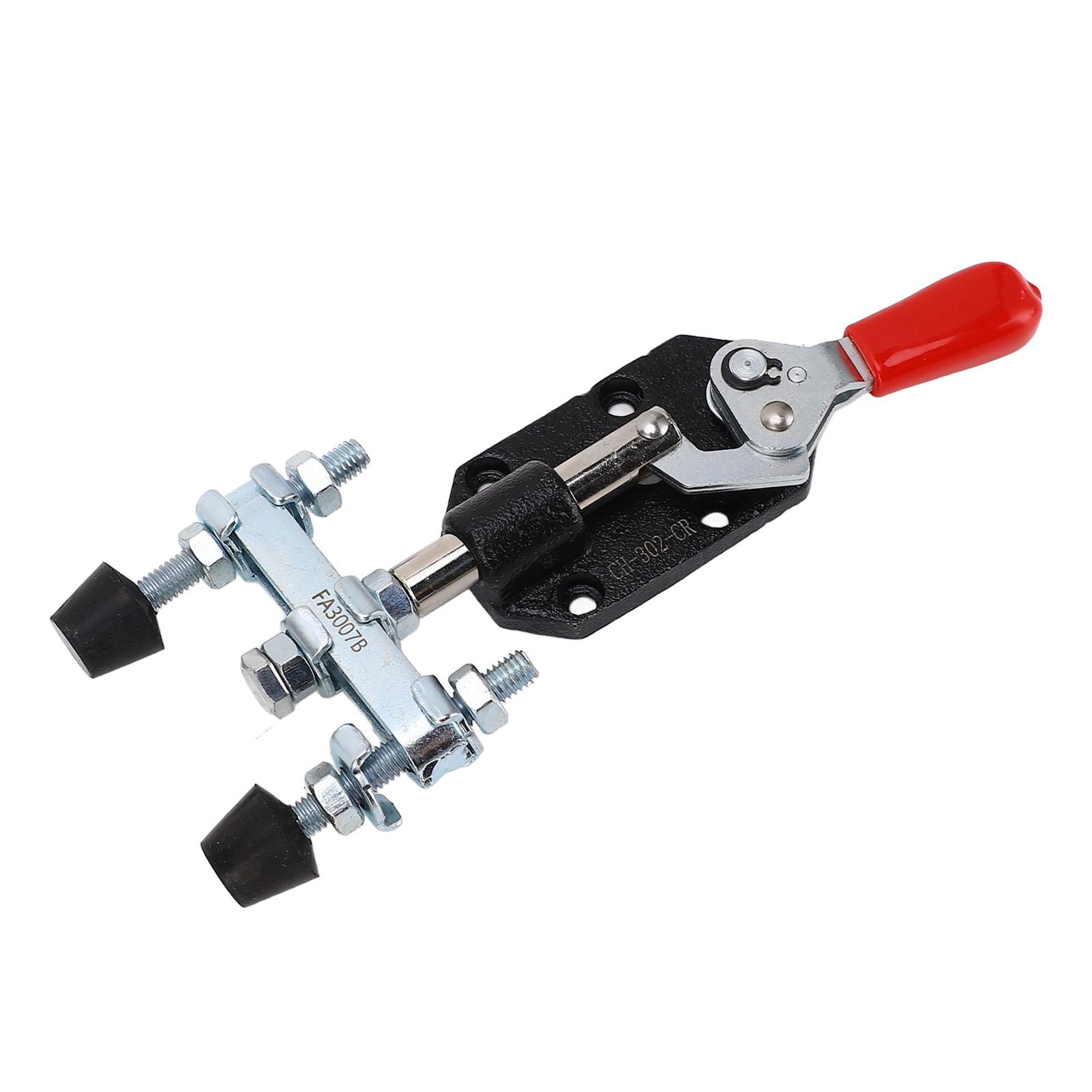 

Зажим толкающего типа с двойным зажимом и быстросъемным шарнирным креплением для фиксации 90 кг