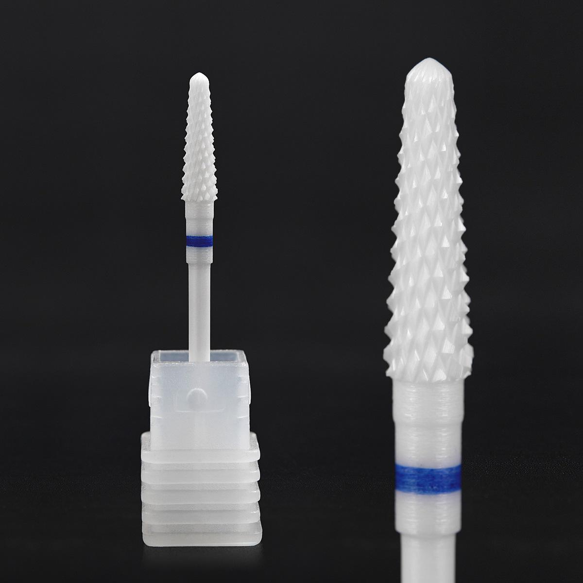 

KADS 1 шт., керамические сверла для ногтей, шлифовальная головка, электрическая машина для педикюра, фрезы для лака для ногтей, электрическая пилка, сверло для ногтей