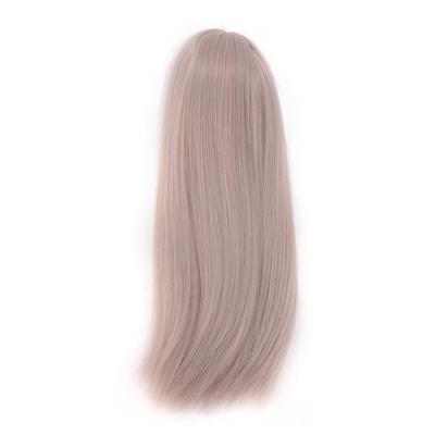 14 paruk pro panenky o velikosti 7 až 8 palců, měkké hedvábí pro vysoké teploty, styling pro kutily, dlouhá panenka s kuličkovým kloubem