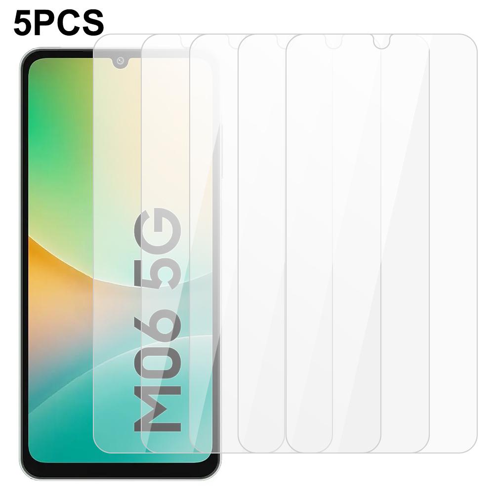 

5 шт. Захисна плівка для екрана Samsung Galaxy M06 5G 0,3 мм 2,5D Загартоване скло Прозора плівка Type A