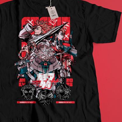 Dark Manga Aesthetic T-Shirt, Grunge Anime Graphic Tee, Streetwear Trash Punk Style Shirt, Japanese Urban Fashion, Otaku Unisex Gift