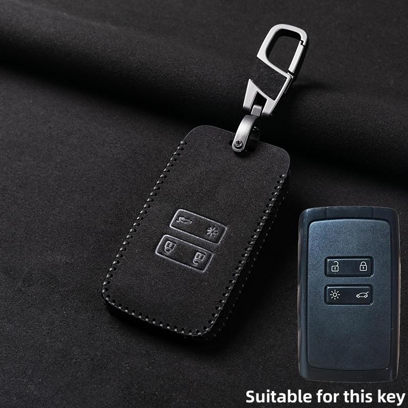 Leather Car Key Cover for Renault Austral Kadjar Clio Megane Captur Arrana Kolaos Zoe Scenic Dacia Sandero Duster Logan Jogger
