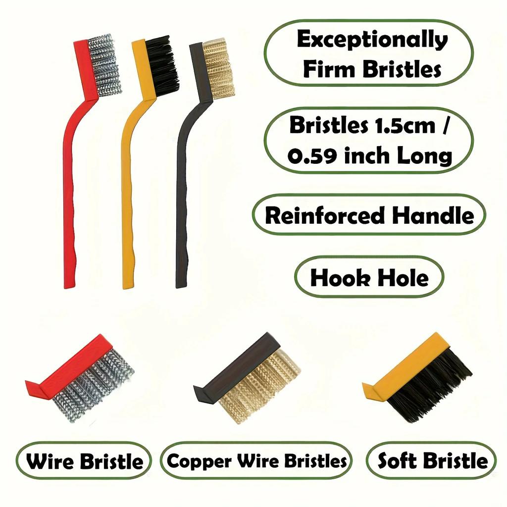 11pcs Multi-Purpose Cleaning Brush Set with Long Handles Portable Design for Tight Spaces, Ideal for Kitchen, Bathroom, Toilet