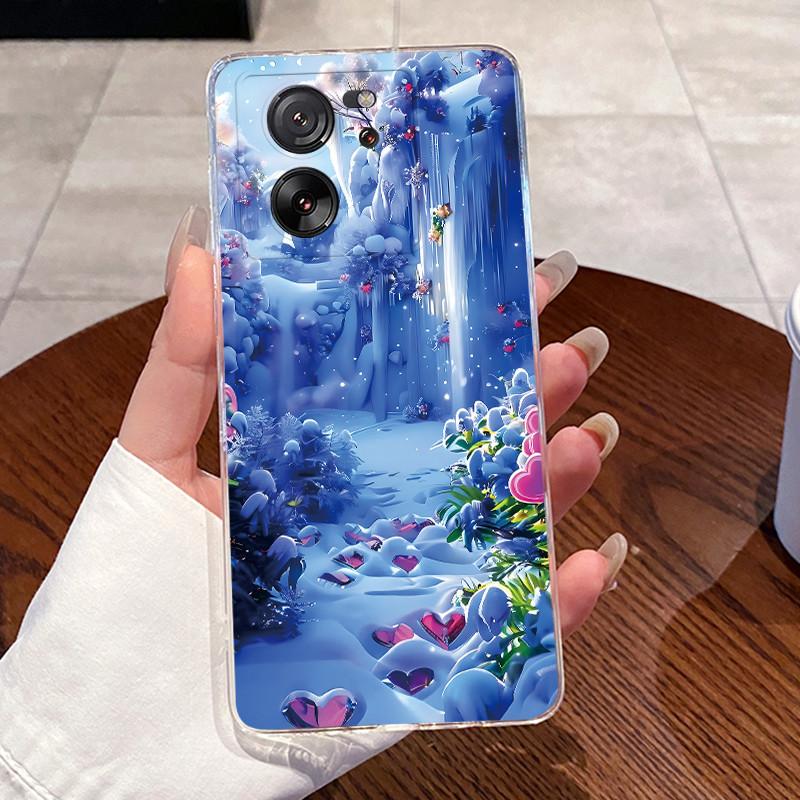 Jelly Casing For Xiaomi 13T Coque For Xiaomi 13T Pro Clear Silicone Soft TPU Back Cover Cute Cat Rabbit Heart Protective Case