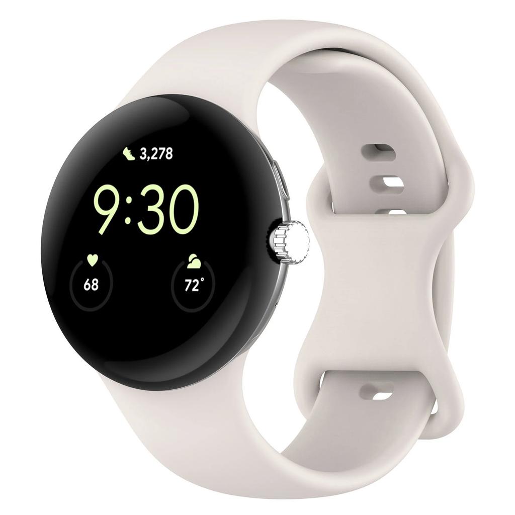 Soft Silicone Strap for Google Pixel Watch 4 3 45mm 41mm Official Original Replaceable Wristband for Google Pixel Watch 3/2 Band