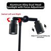 Doppelköpfige Mini-Klemm-Aquariumlampe 6W Drehbar Einstellbarer Fokus Spotlicht Energieeinsparung USB LED Aquarium Pflanzenlicht