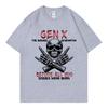 The Badass Generation Funny Skull Meme Tshirt Mens Women Gothic Vintage Short Sleeve Tshirts Fashion Casual Oversized T Shirt