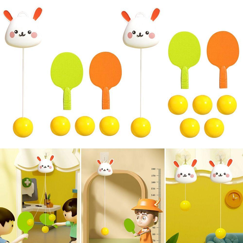 NEW Children Indoor Pingpong Trainer Table Tennis Trainer Interaction Toy Exerciser Toy