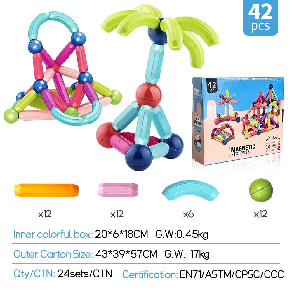 Magnetic Sticks Building Blocks: Versatile Educational Toys for Early Childhood