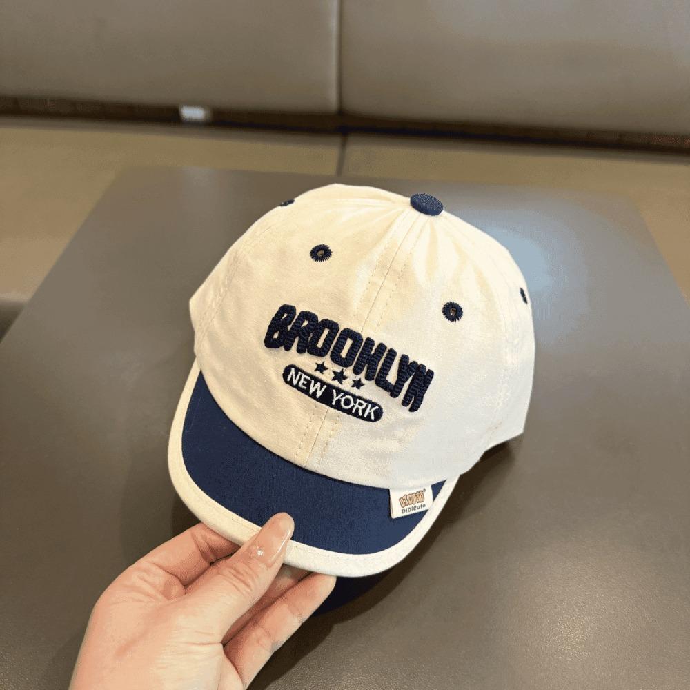 Short-brimmed Children Sunscreen Hat Cotton Baby Peaked Caps Casual Hip Hop Hats