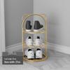 Compact Shoe Rack: Space-saving, Durable, Multi-layer Storage for Small Spaces and Doorways