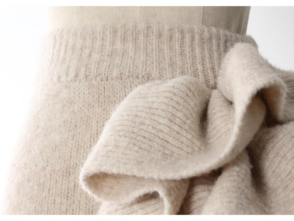 2025 Spring Autumn Loose-fitting Gentle Style Women's Knit Cardigan Sweater Three-Piece Set