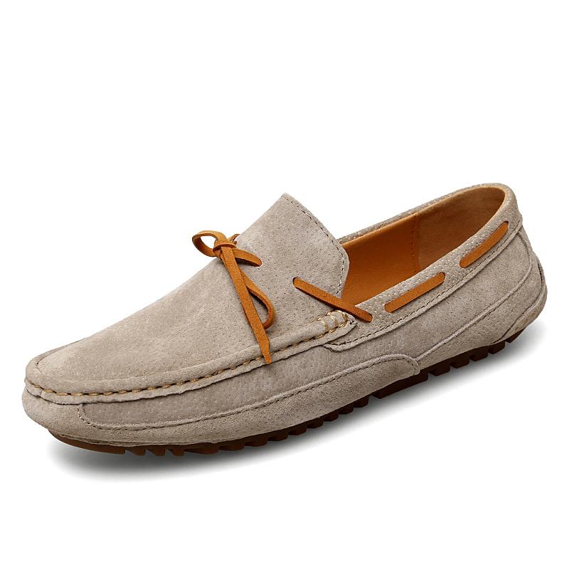 

Мода 2025 Повседневная обувь Модная мужская обувь Ручная работа Натуральная замшевая кожа Мужские лоферы Мокасины Слипоны Мужские слипоны Мужская обувь для вождения 38